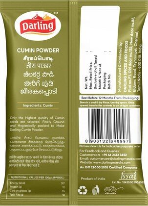 Darling Cumin (Jeera) Powder